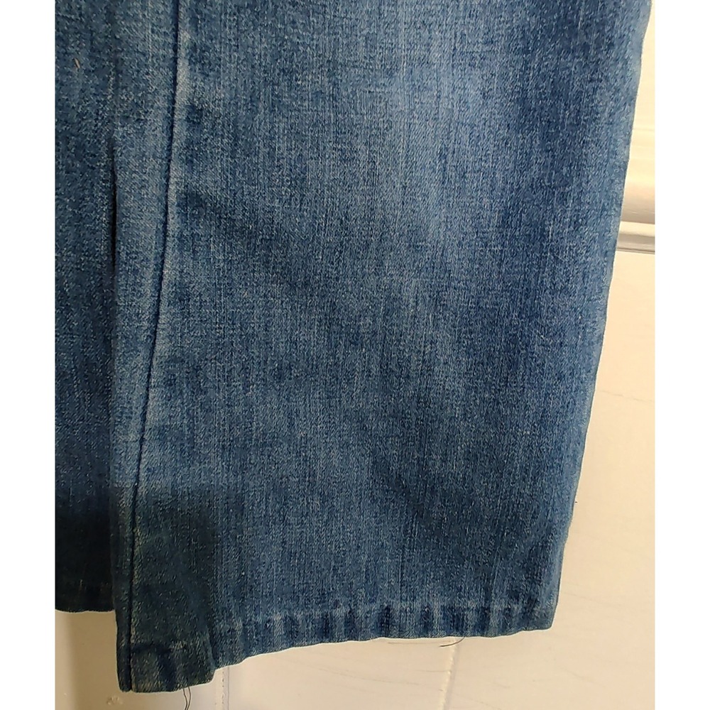 vintage big mac Square Back youth overalls Flare Sz 6 REG Homesteading Work wear - Picture 2 of 6